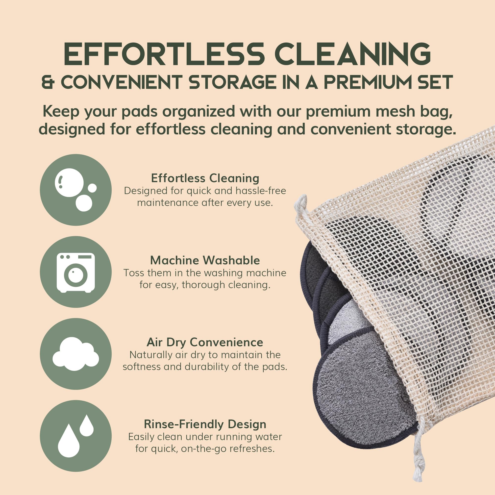 Greenzla pad with finger pocket emphasizes secure grip during cleansing