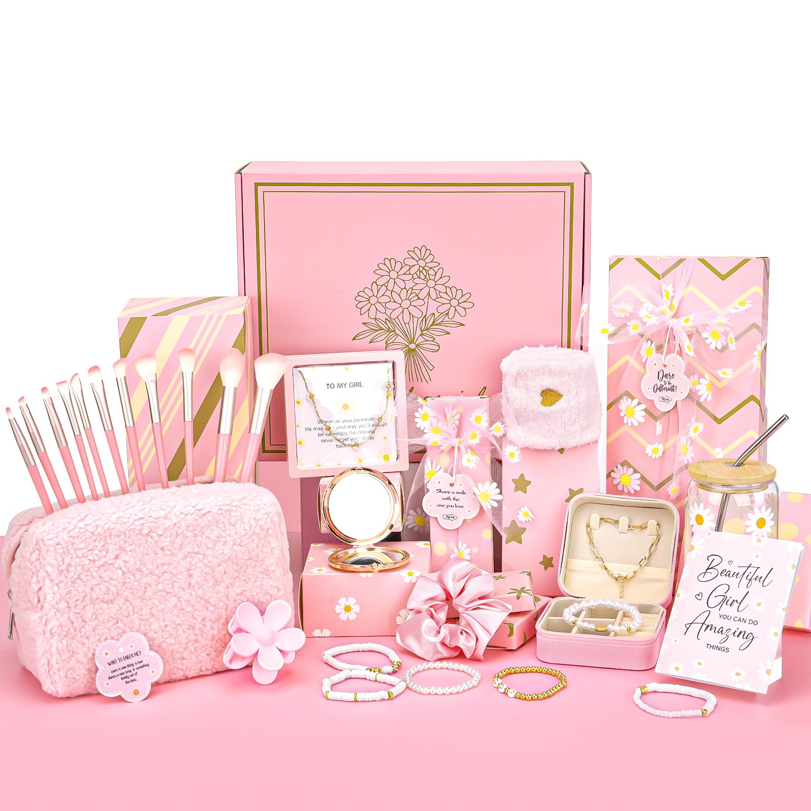 GREHELP 9-pcs Christmas gift set box with ribbons for thoughtful tween gifting