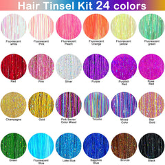 GrennMauler 48 inch hair tinsel length lets you customize strand length for styles.
