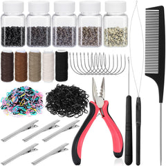GrennMauler micro ring beads in black with silicone liner for gentle grip