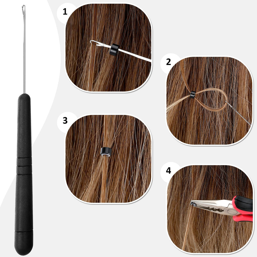 GrennMauler micro-ring color options ideal for matching various hair tones