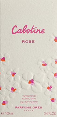 Close-up of Gres Cabotine Rose EDT cap showing refined gifting-ready packaging
