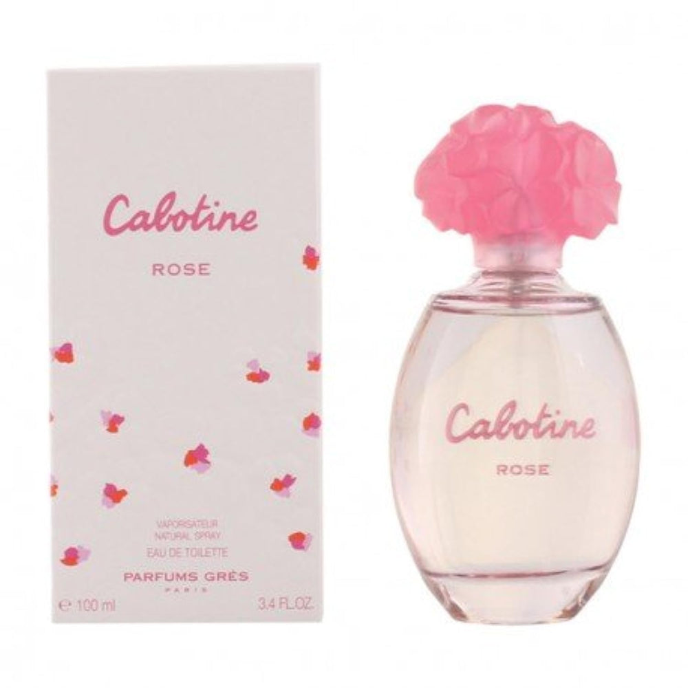 Gres Cabotine Rose EDT label detail emphasizing premium branding