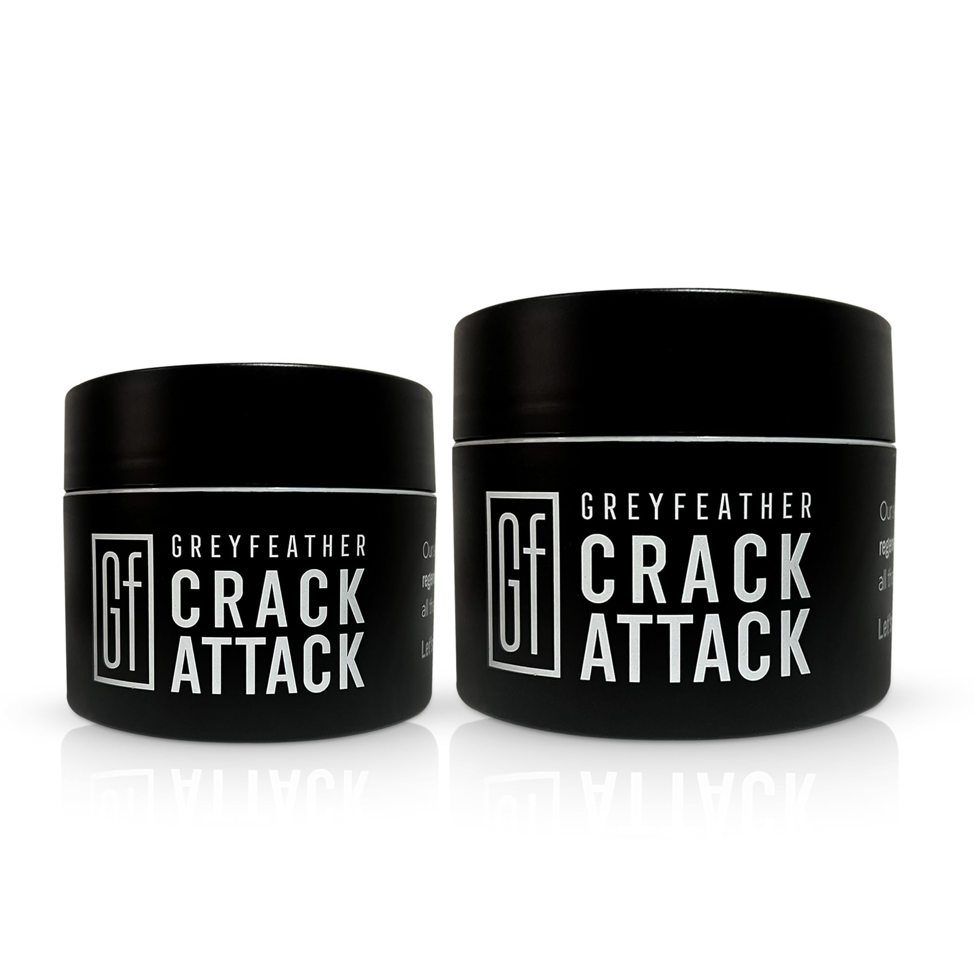 Greyfeather Crack Attack Hand Cream travel-size bottle ready for on-the-go use.