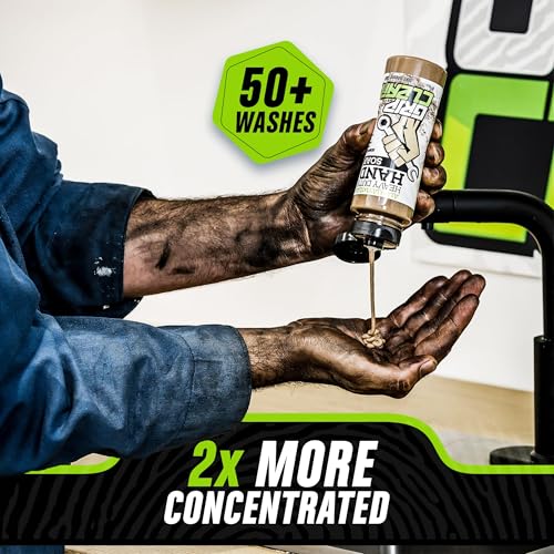 Grip Clean moisturizing formula ingredients include coconut oil, olive oil, glycerin for hydrated skin.