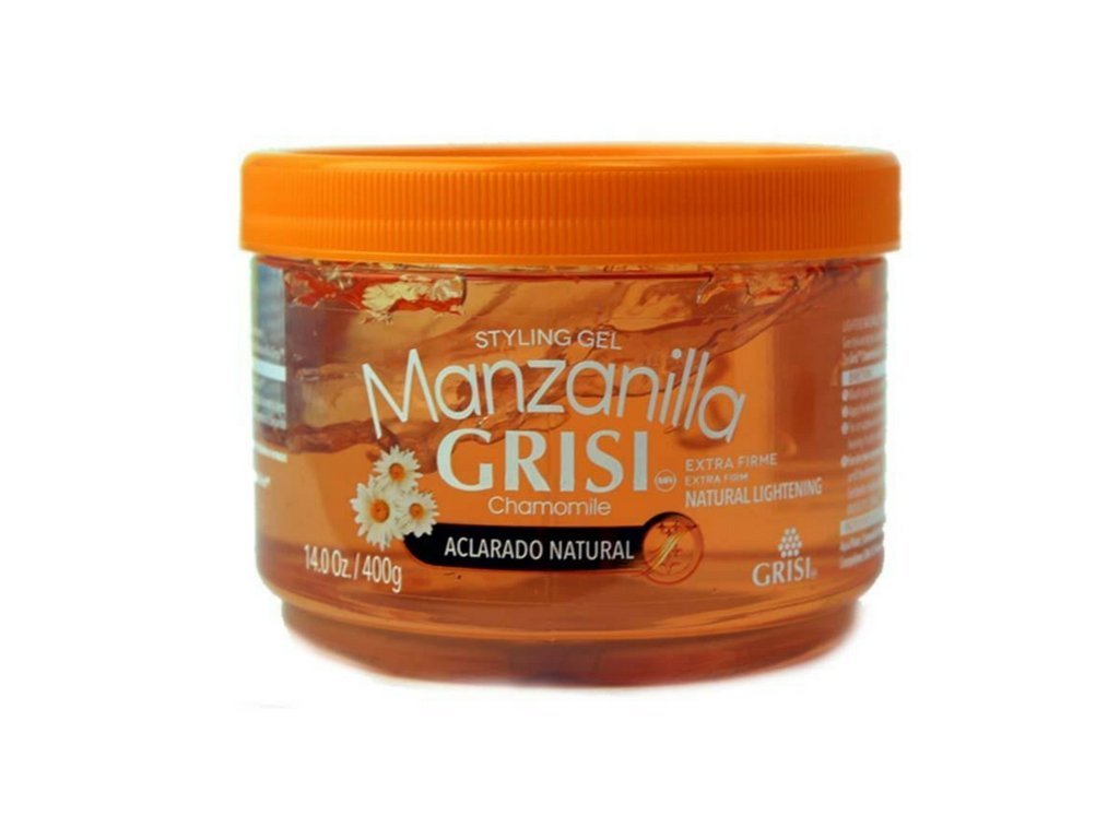 Grisi Manzanilla Style Gel bottle for clear hair definition and light daily hold.