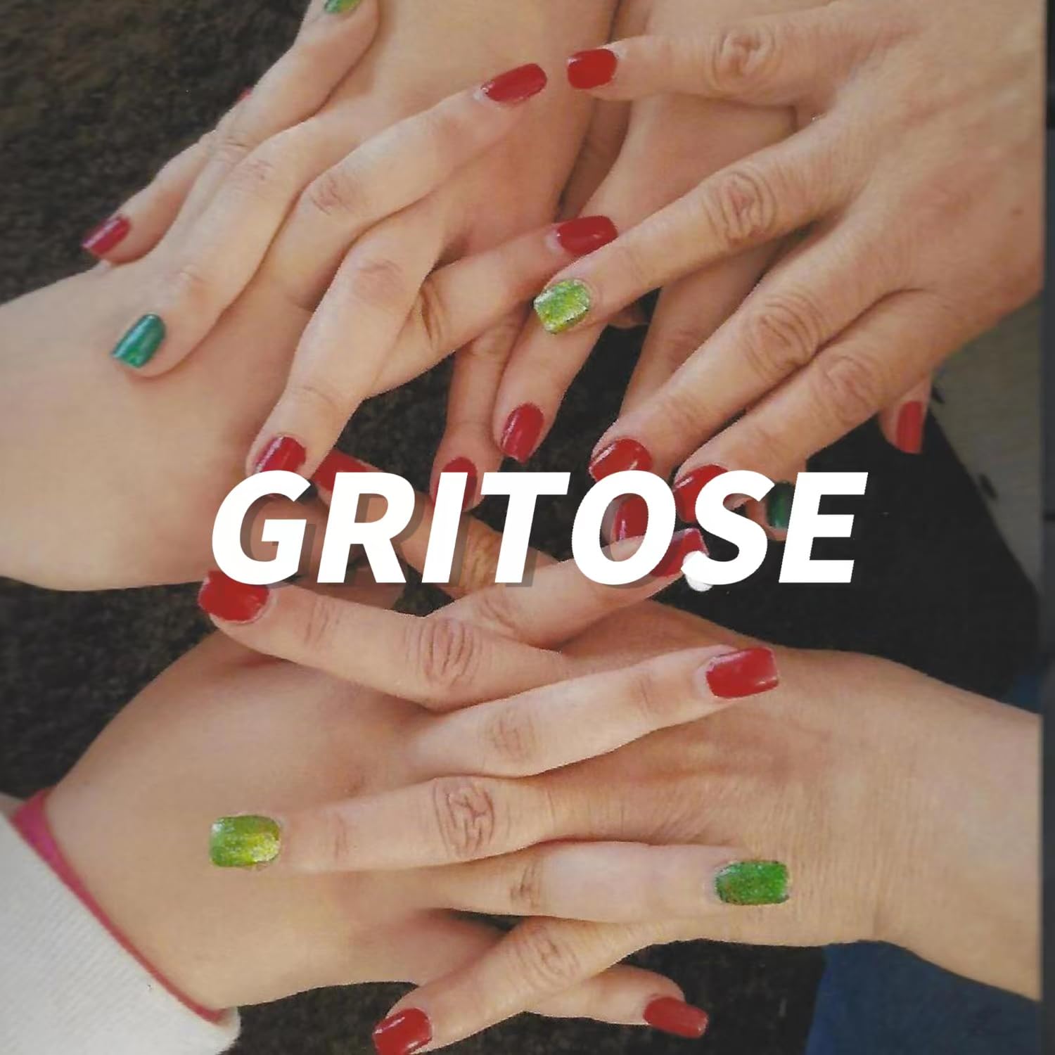 GRITOSE Halloween party nails worn for dramatic, party-ready look