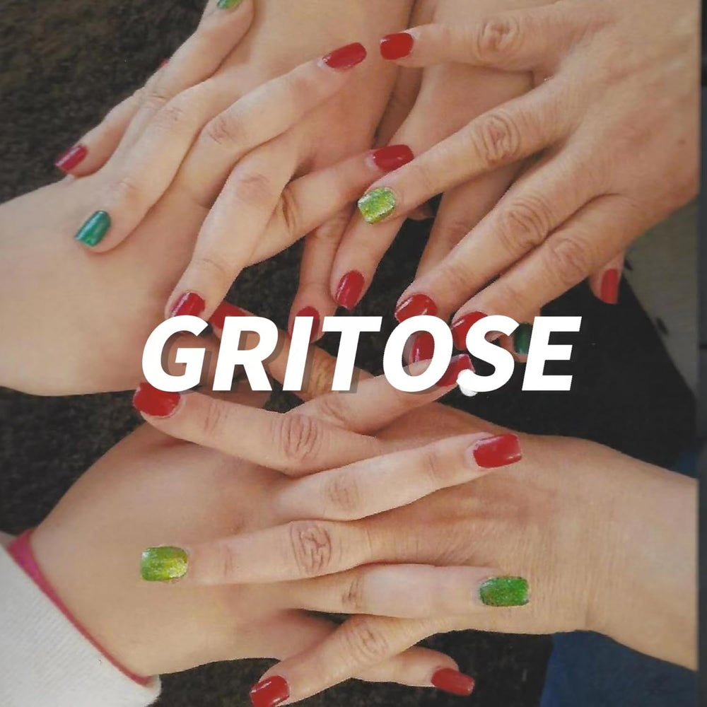 GRITOSE Halloween party nails worn for dramatic, party-ready look