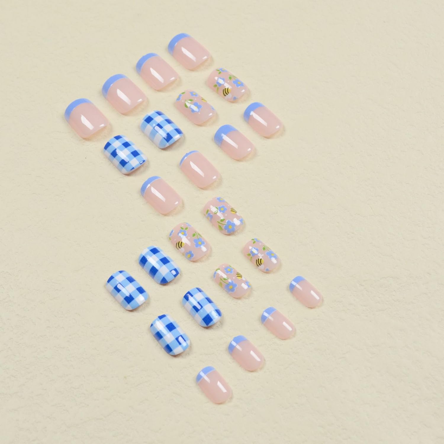 GRITOSE nail glue pack provides secure attachment for press-on nails.
