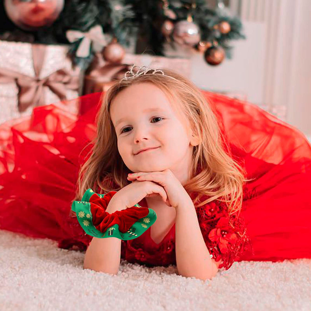 GrliTra gift-ready christmas scrunchies set—great present option for loved ones.