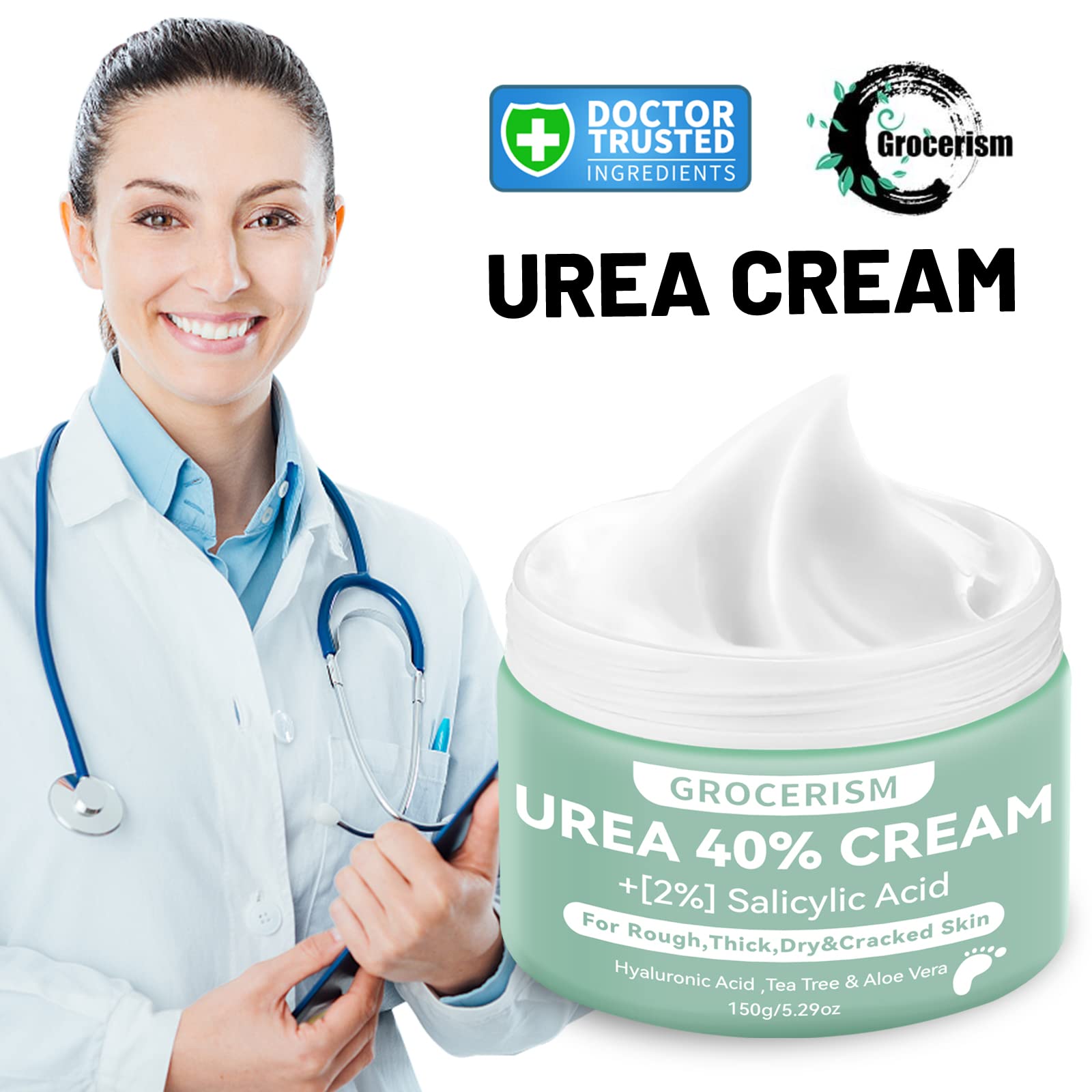 Grocerism Urea Cream foot rough skin focus for softer calluses and daily comfort.