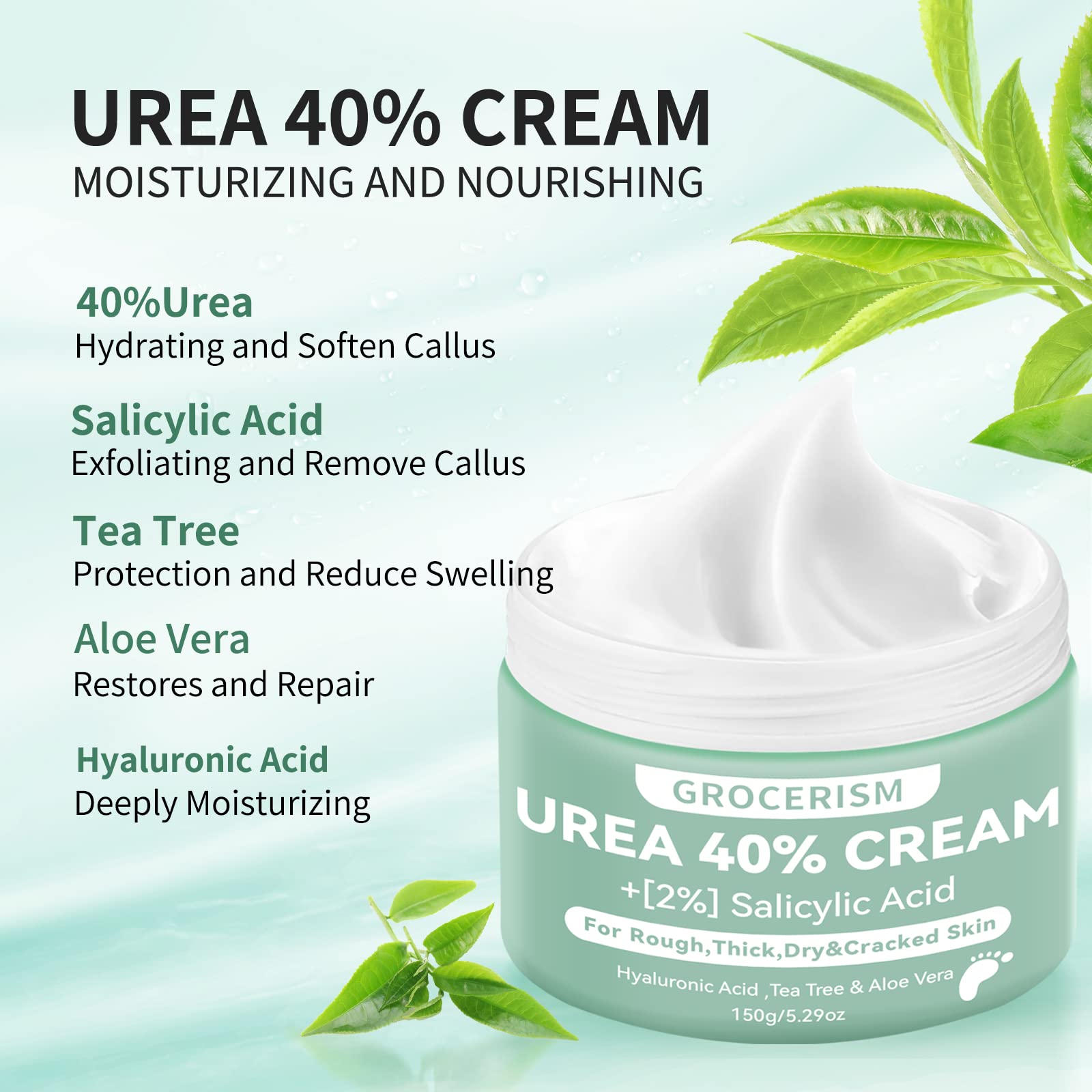 Grocerism Urea Cream hands and elbows demonstrates multi-area repair and everyday use.