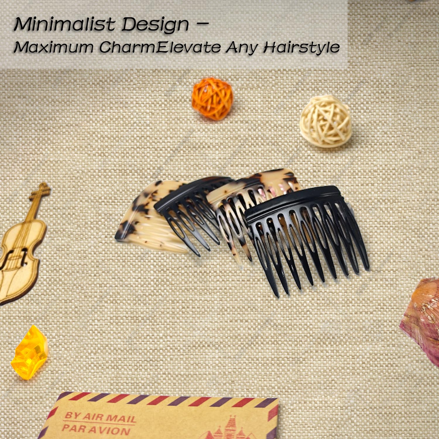 Groqrsn small hair combs ideal for fine hair hold