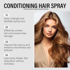 Grospe conditioner primer spray lightweight formula supports natural movement
