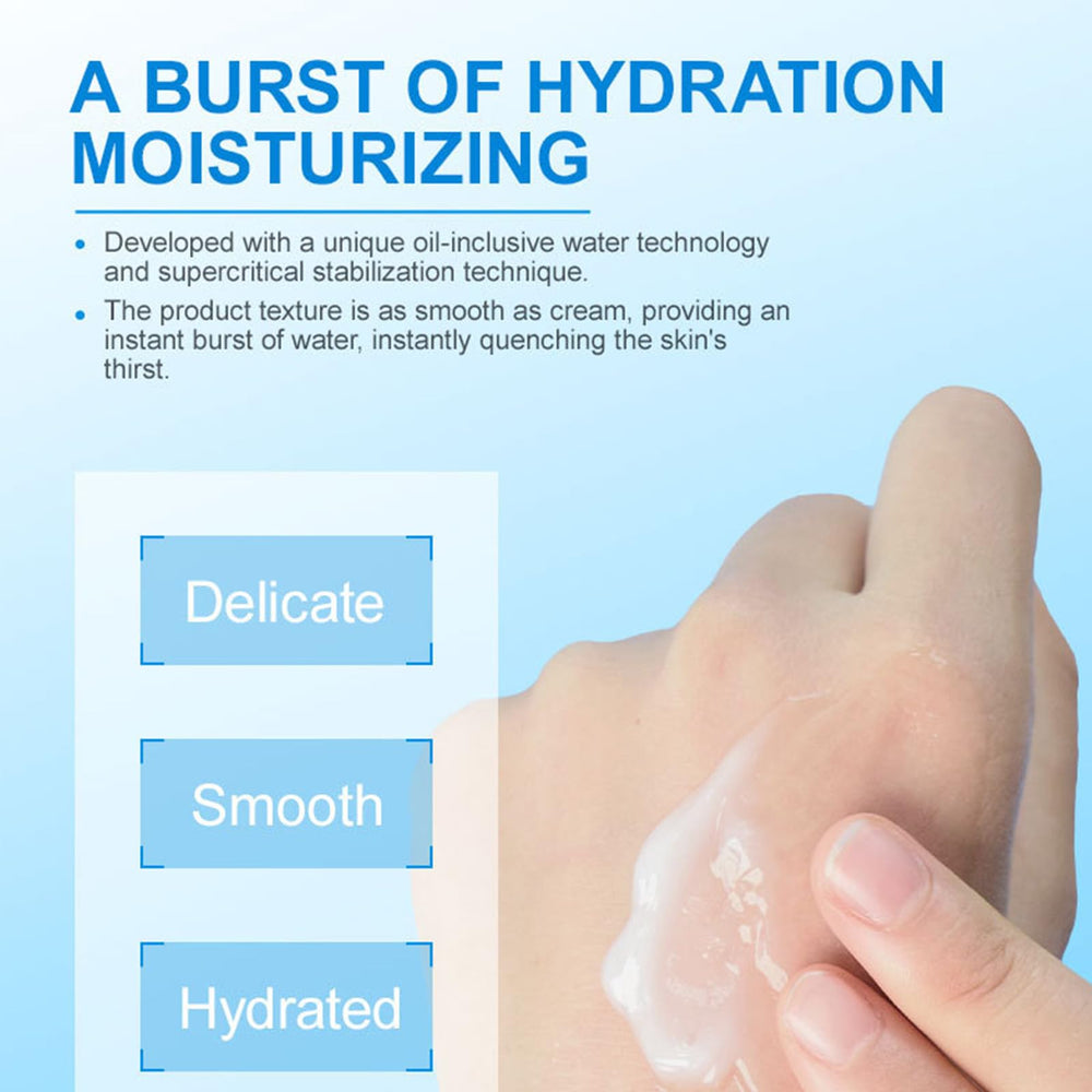 Grospe Pore Invisible Cream providing a hydration burst on skin.