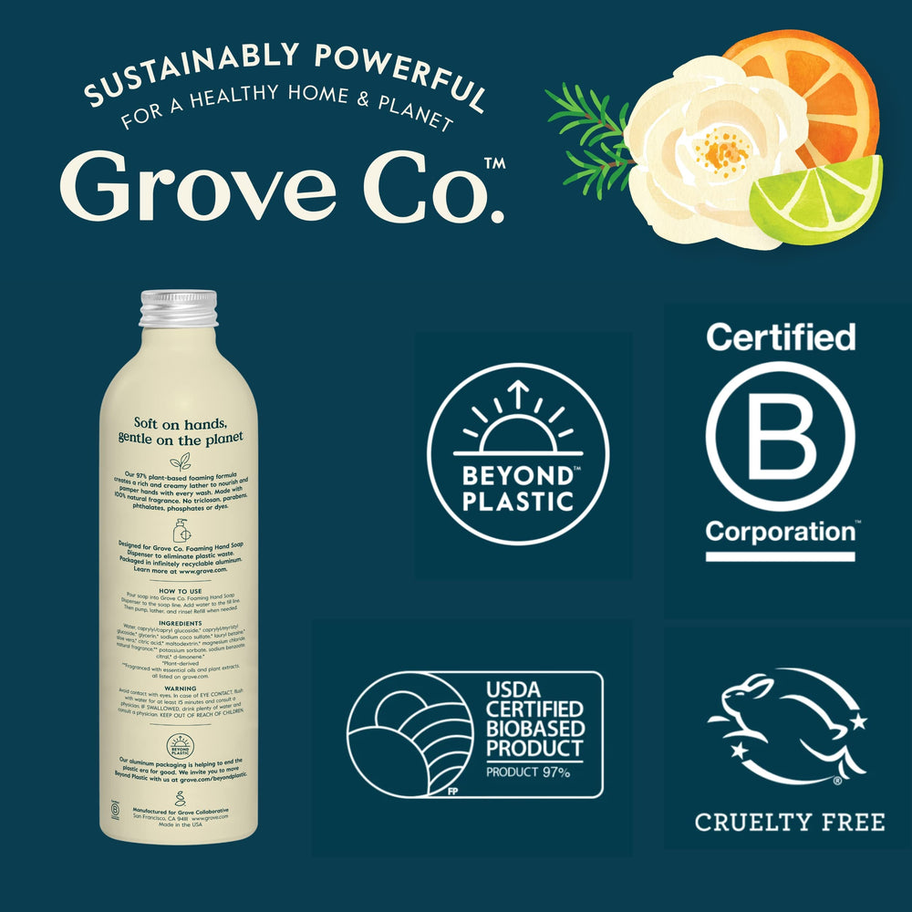 Grove Co. hydrating soap refill makes an eco-friendly housewarming gift.