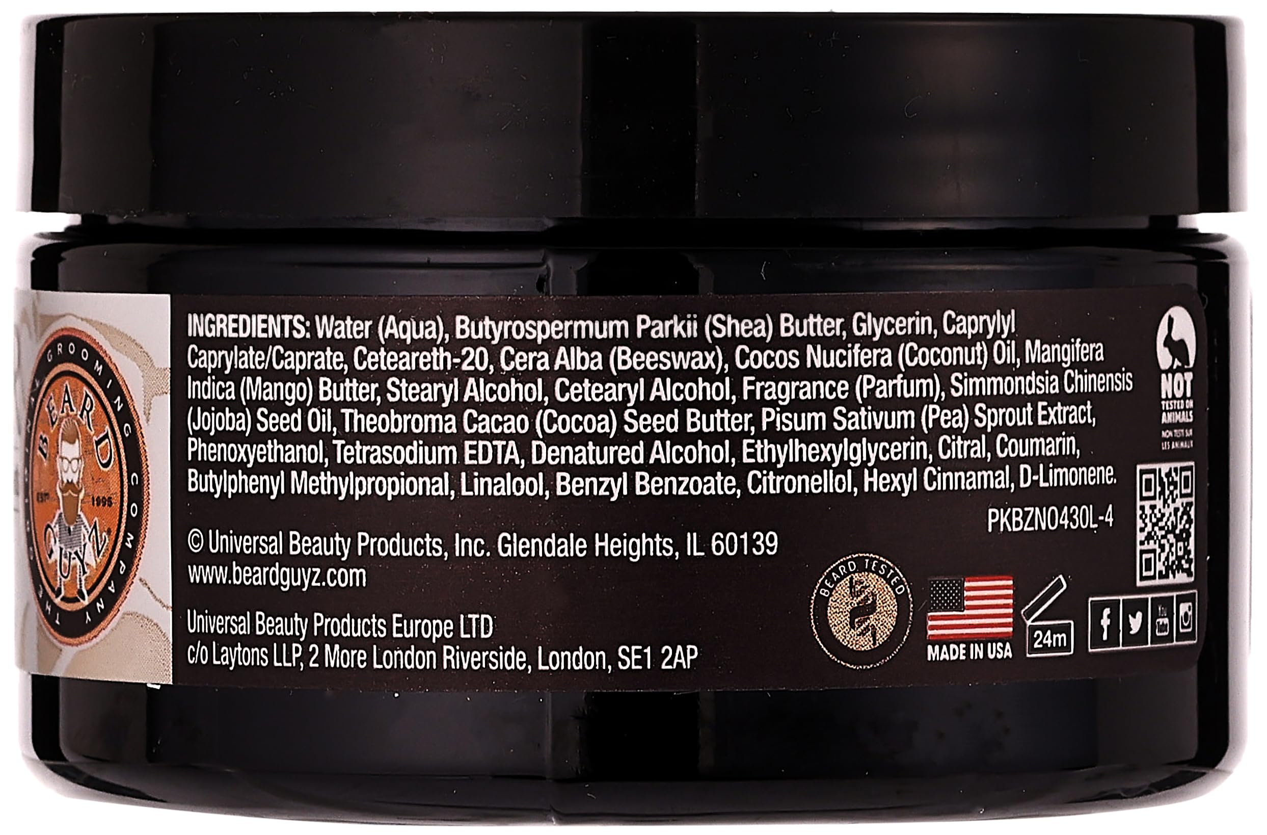 Grow Alpha Beard Butter Original hands applying for grooming routine
