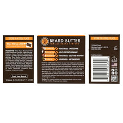 Grow Alpha Beard Butter Original label shows USA origin and quality