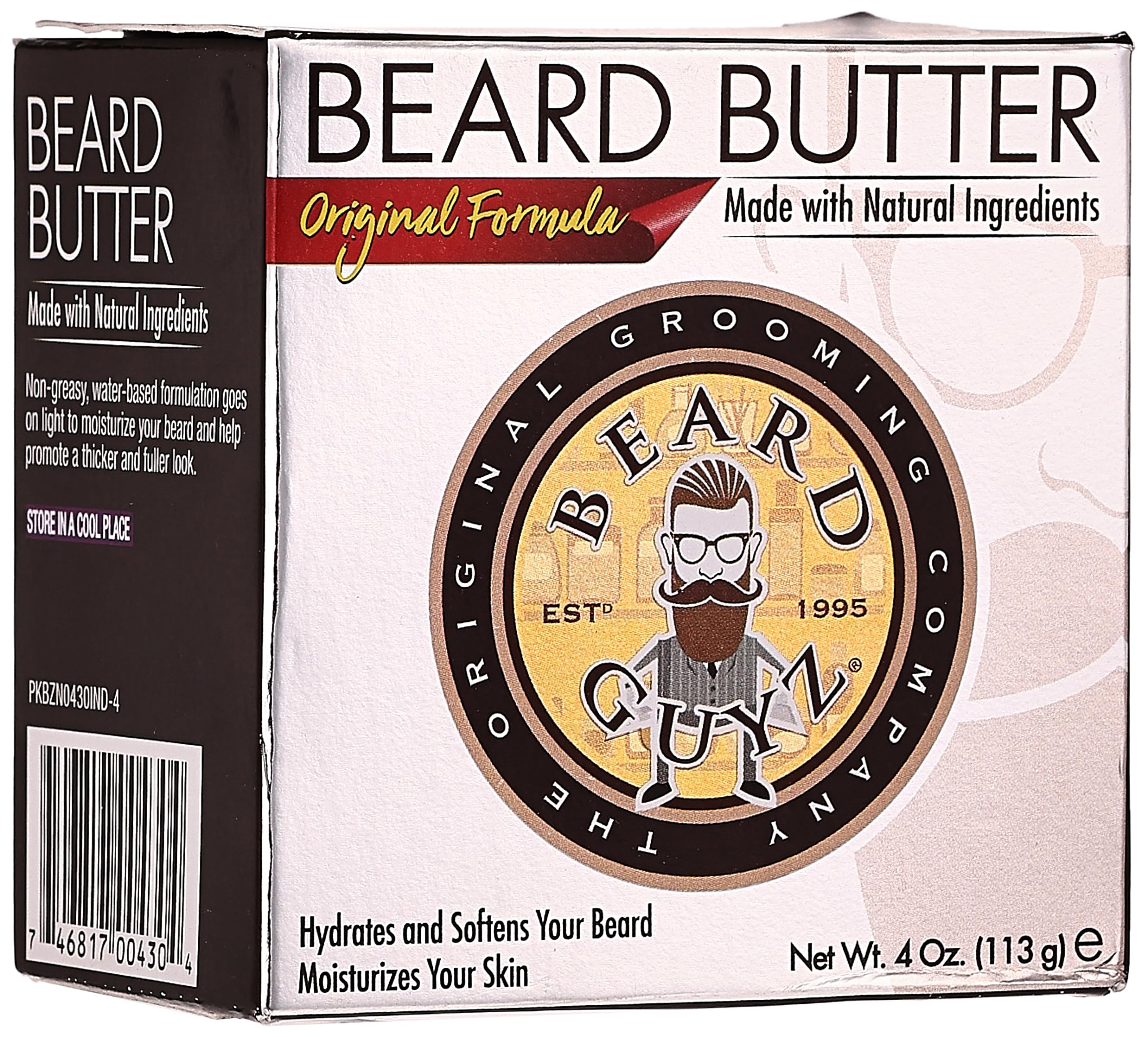 Grow Alpha Beard Butter Original USA origin badge on label