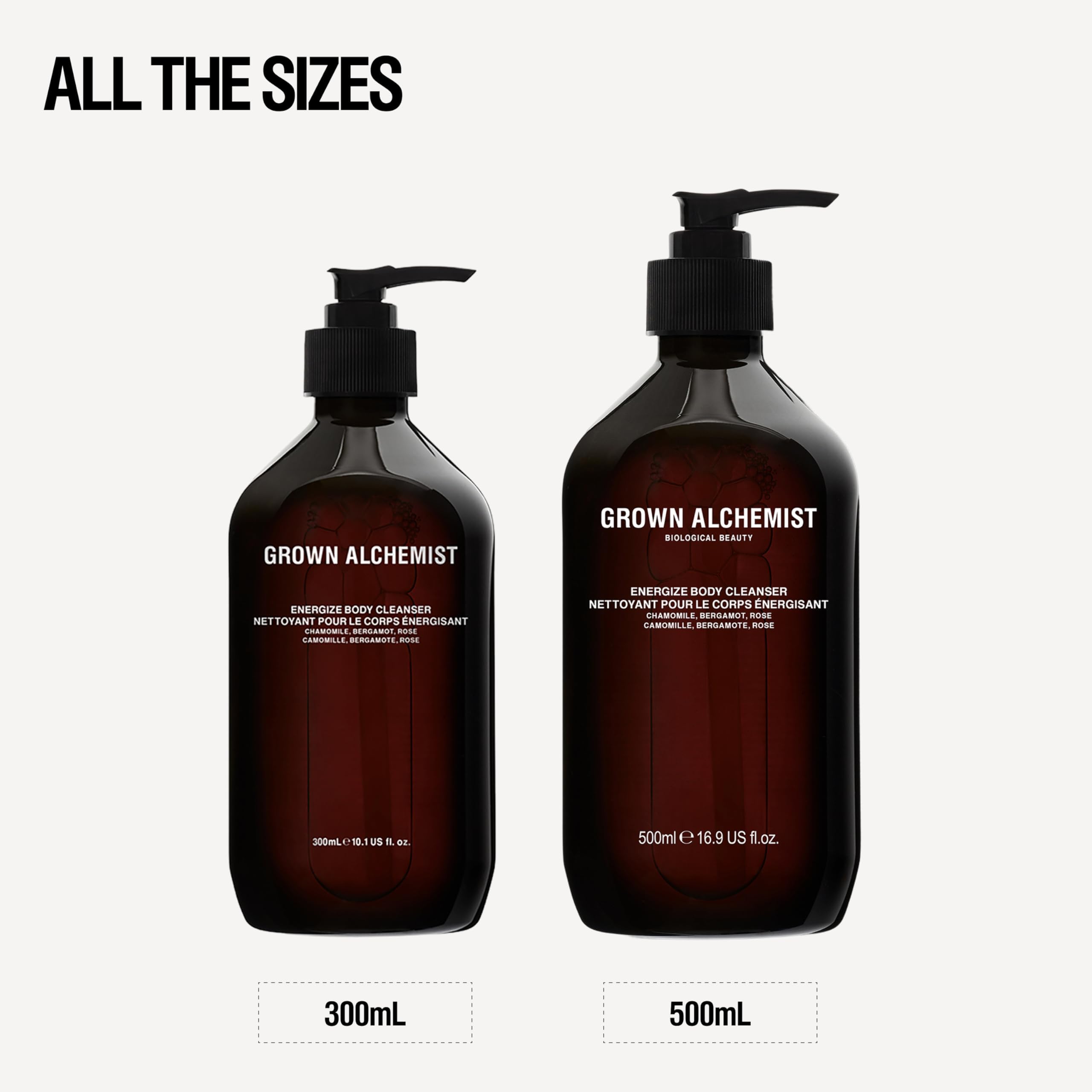 Grown Alchemist Energize Body Cleanser texture close-up depicts gel-to-foam transition for easy rinse