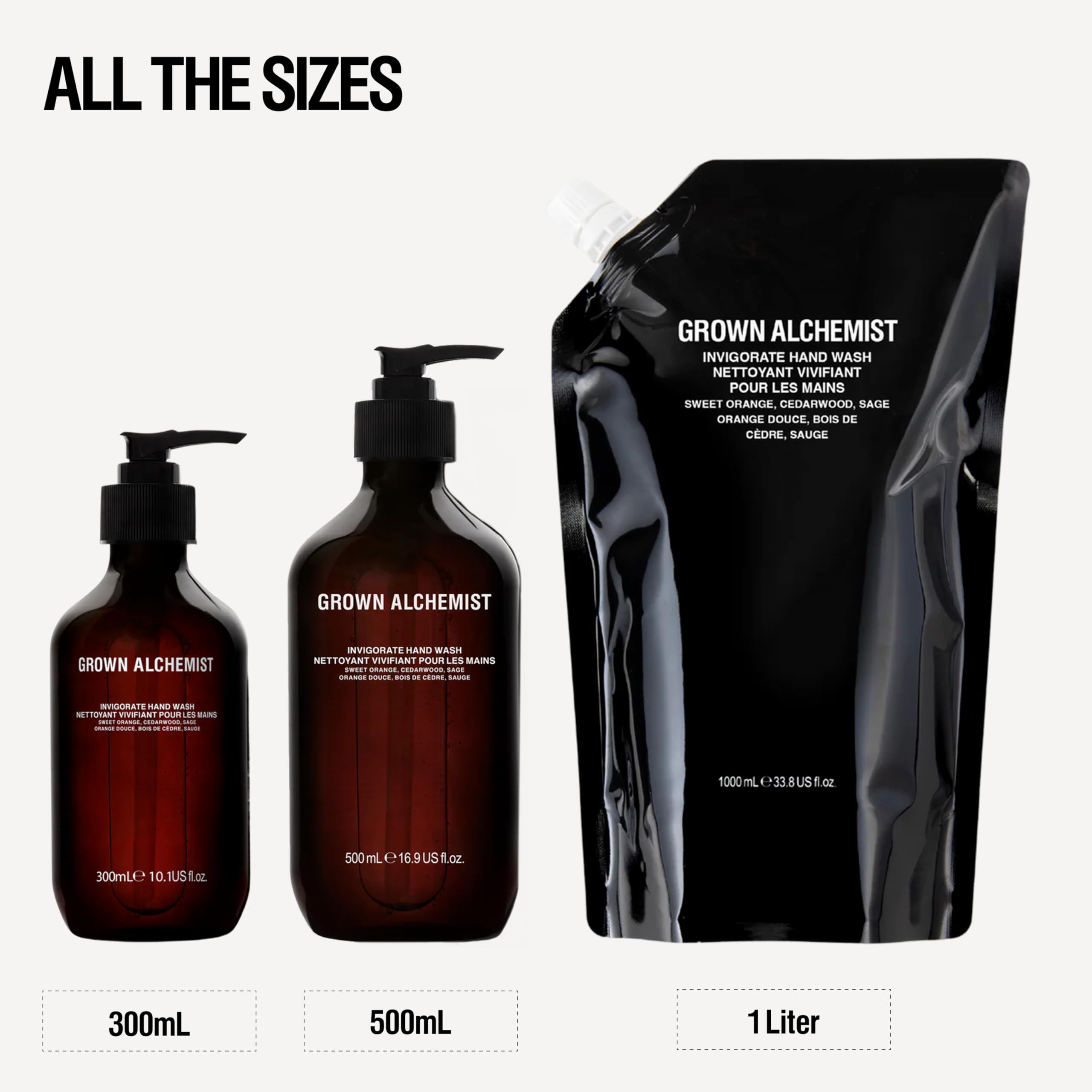 Grown Alchemist Invigorate hand wash bathroom sink—refreshing routine for daily wash.
