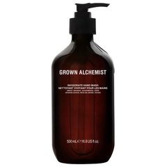Grown Alchemist Invigorate Hand Wash bottle offers refreshing, moisturizing cleanse with aloe and essential oils.