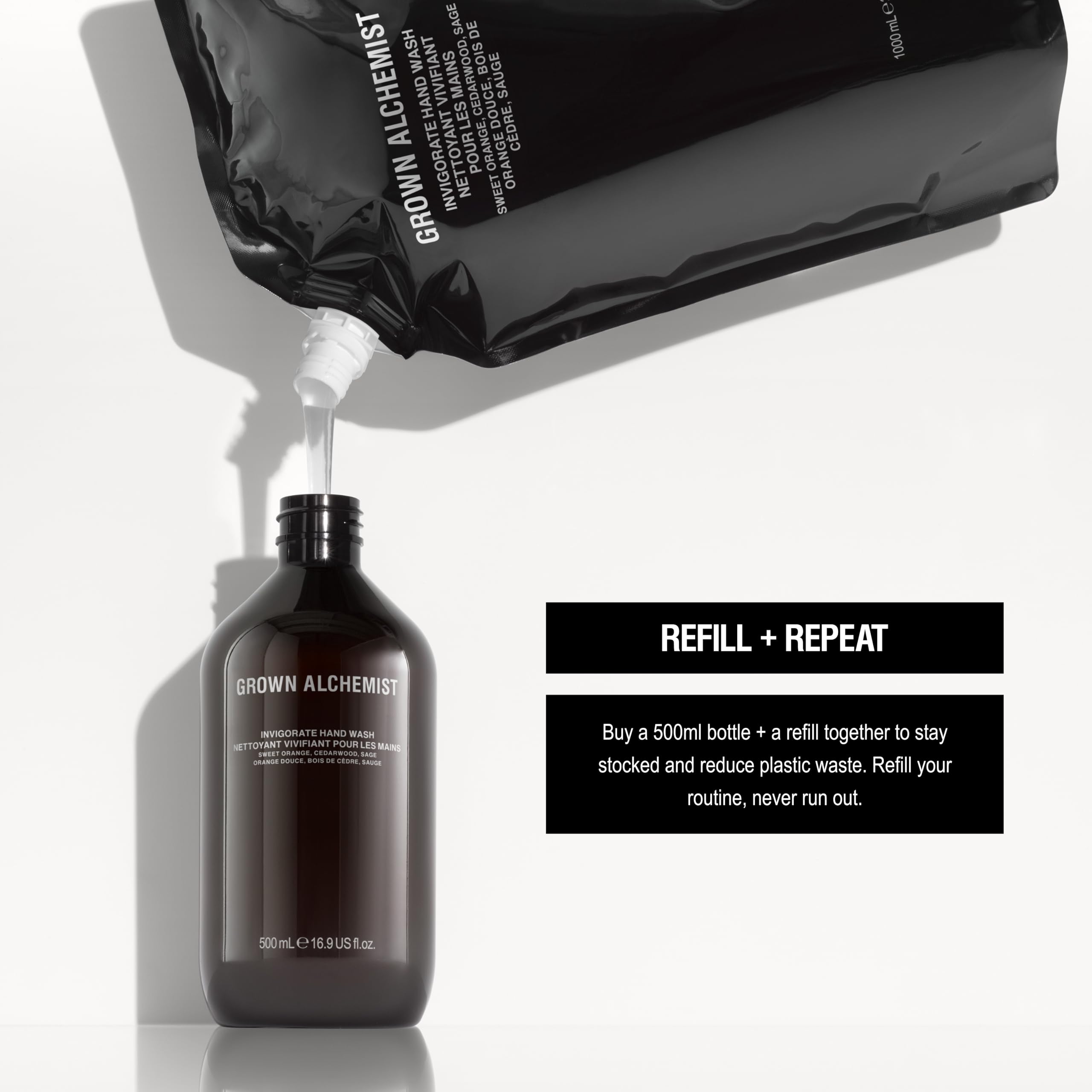 Grown Alchemist Invigorate Hand Wash Refill vegan and cruelty-free formula