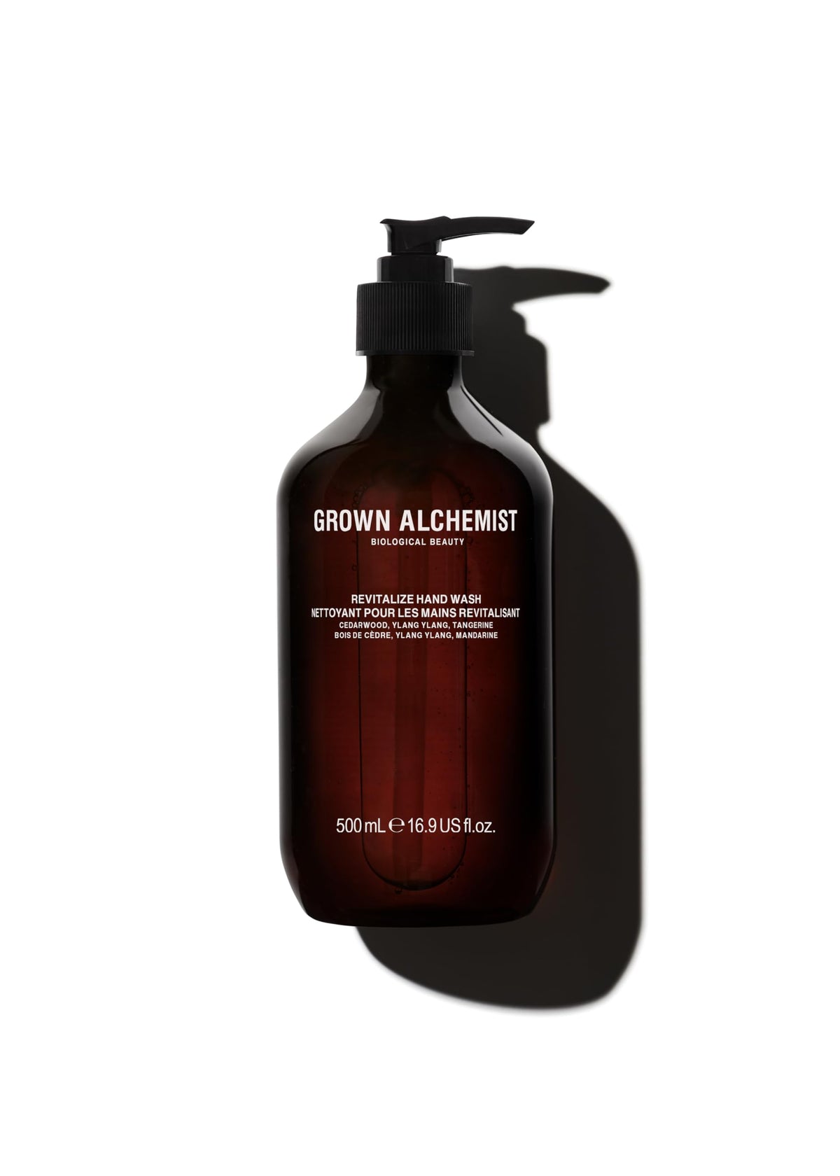 Grown Alchemist Revitalize Hand Wash bottle with pump for daily hydrating cleansing