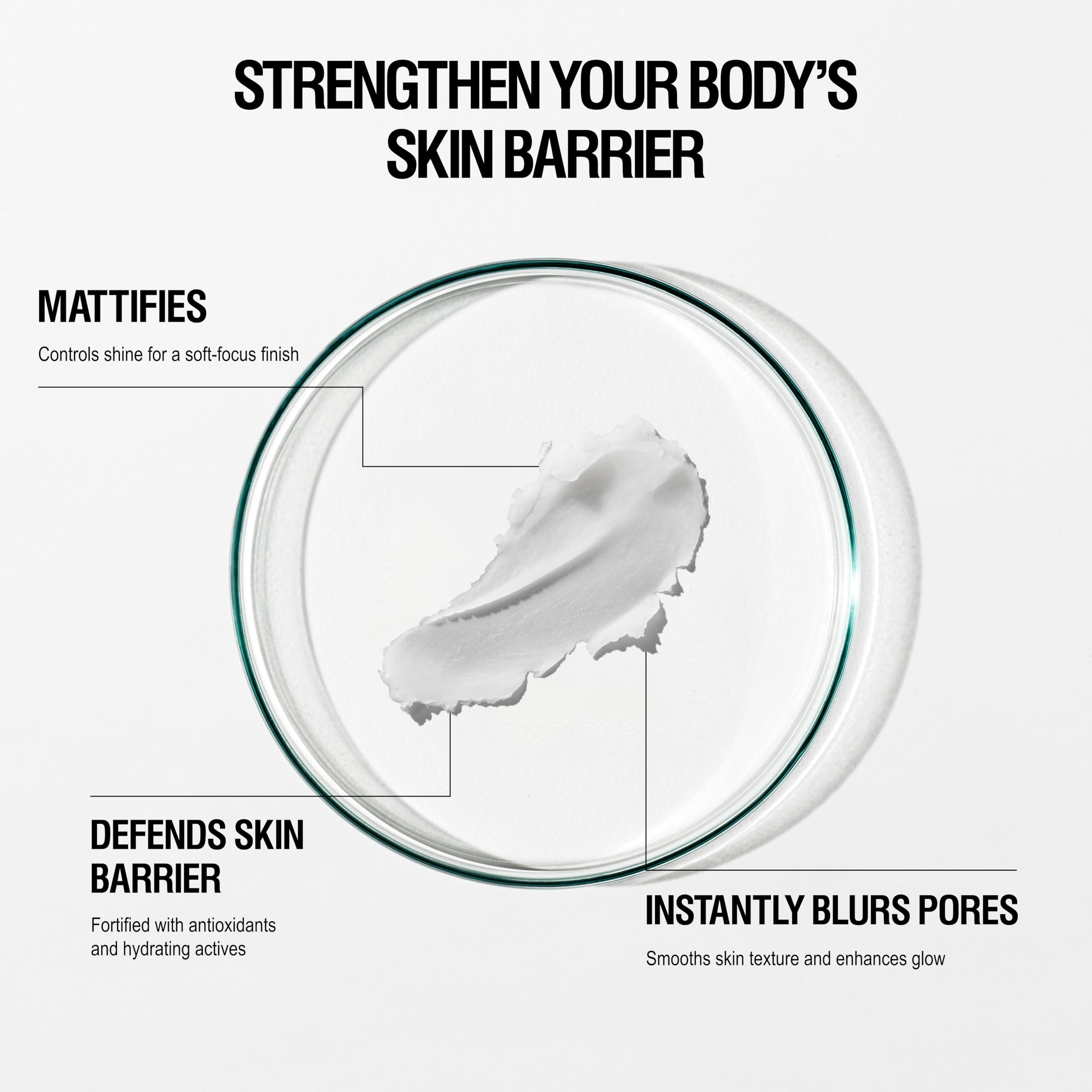 Grown Alchemist Skin Defense Primer dispense action demonstrates lightweight texture for pore blurring.
