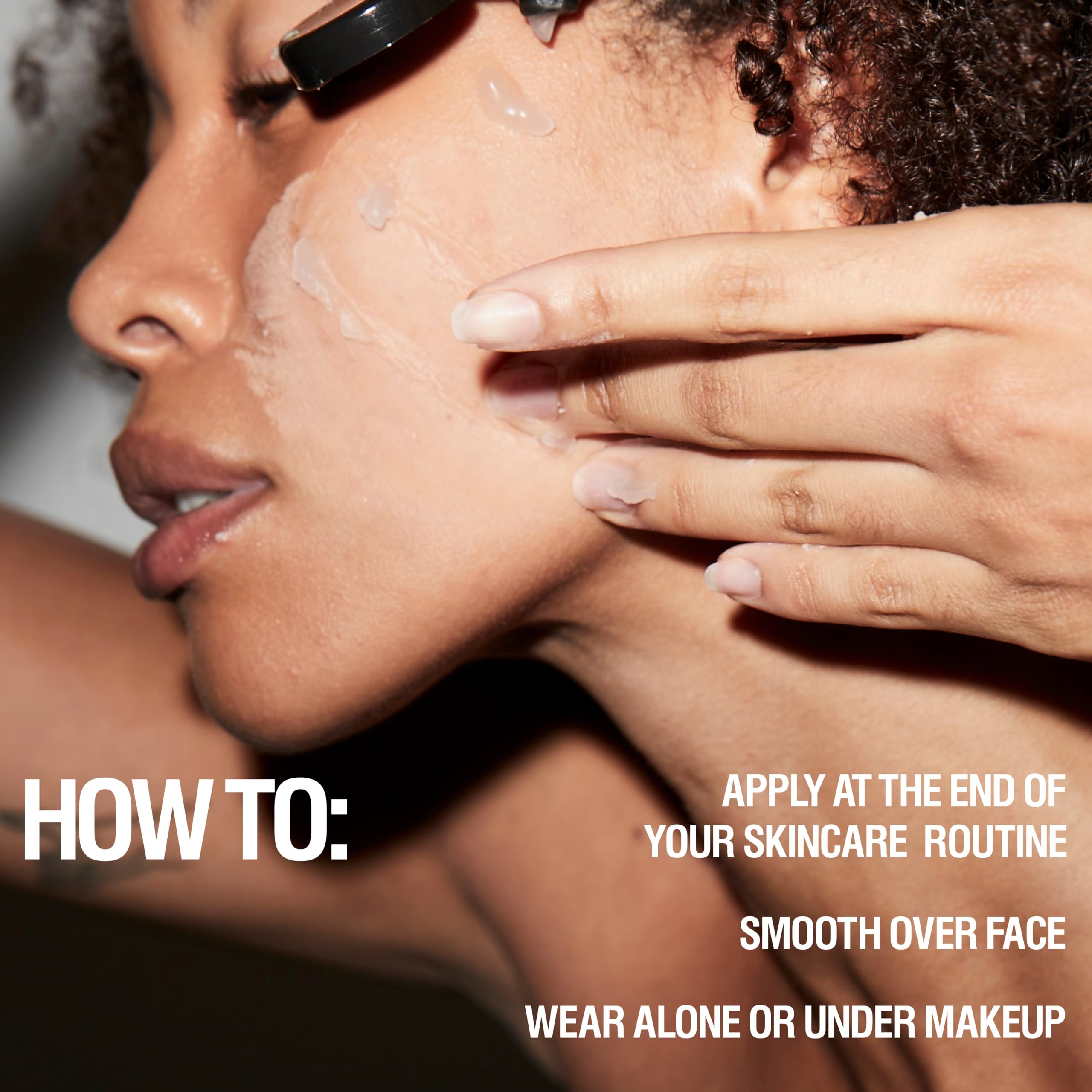 Grown Alchemist Skin Defense Primer during day use demonstrates oil control with light wear.