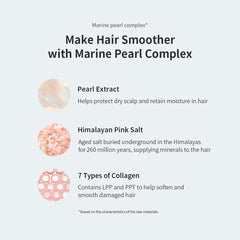 GROWUS Damage Therapy Shampoo cuticle-seal action for smoother hair.