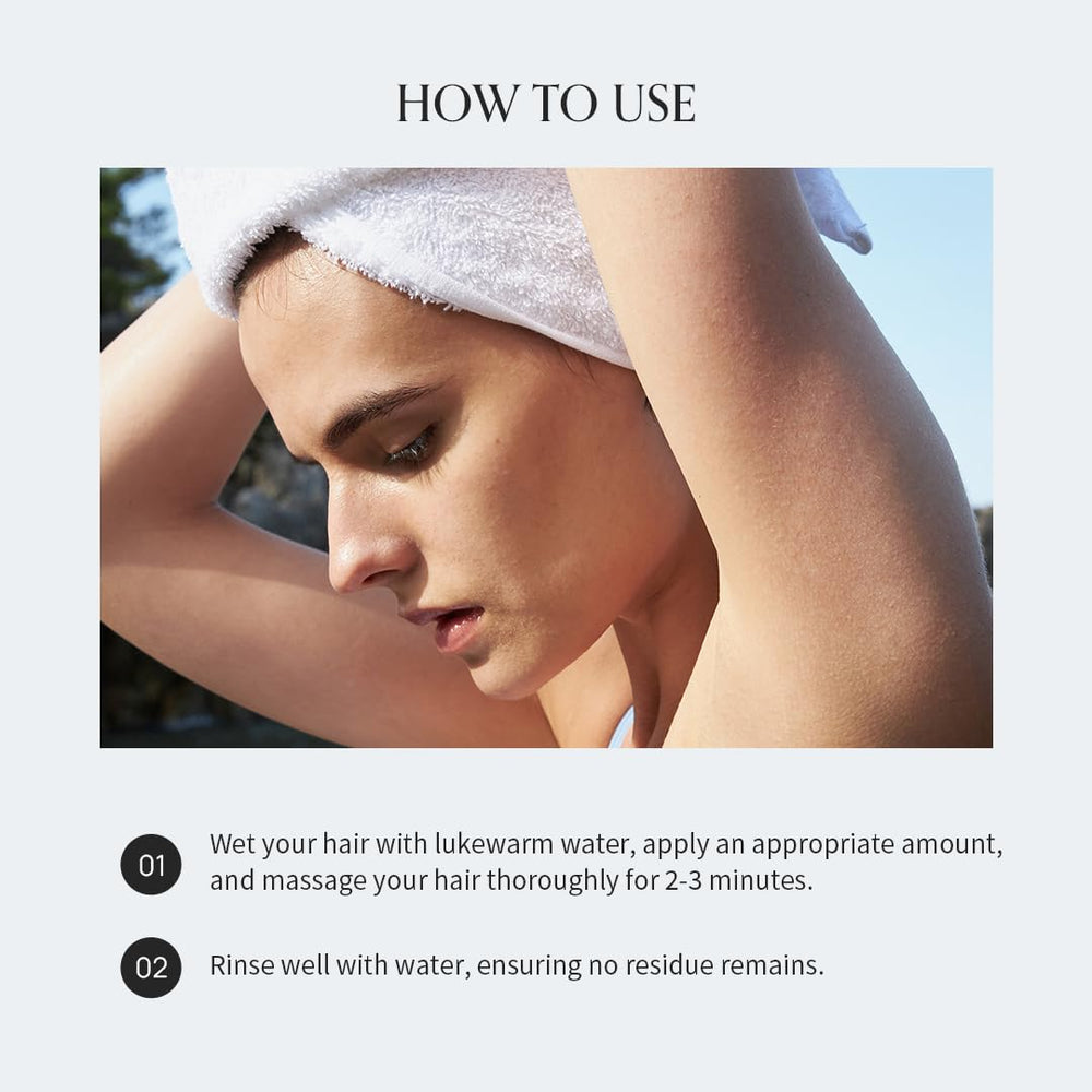 GROWUS Damage Therapy Shampoo sulfate- and paraben-free formula.