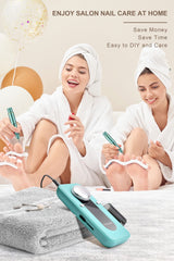 Groyal electric nail drill attachments 11-bits kit enables versatile nail care at home.