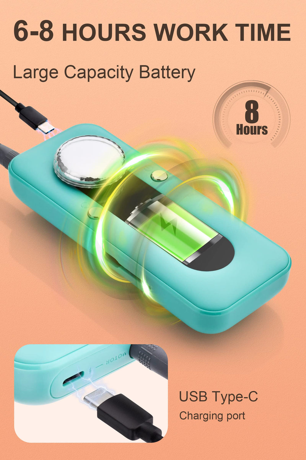 Groyal electric nail drill ergonomic design for comfortable handling.