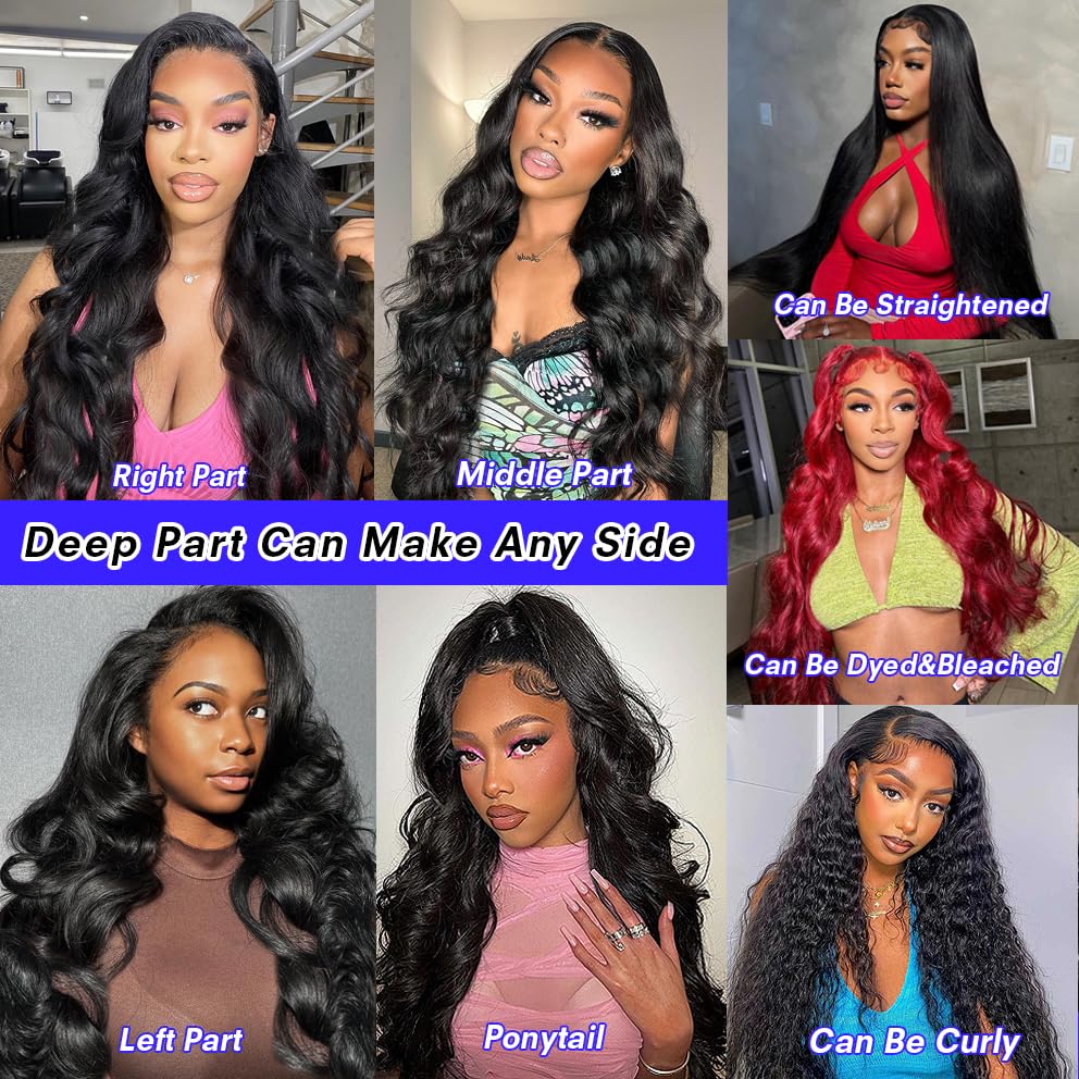 GRQGRQ glueless wig adjustable straps secure fit