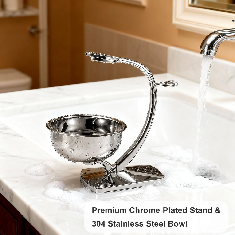 GRUTTI 304 steel bowl offers rust-resistant performance for long-lasting use.