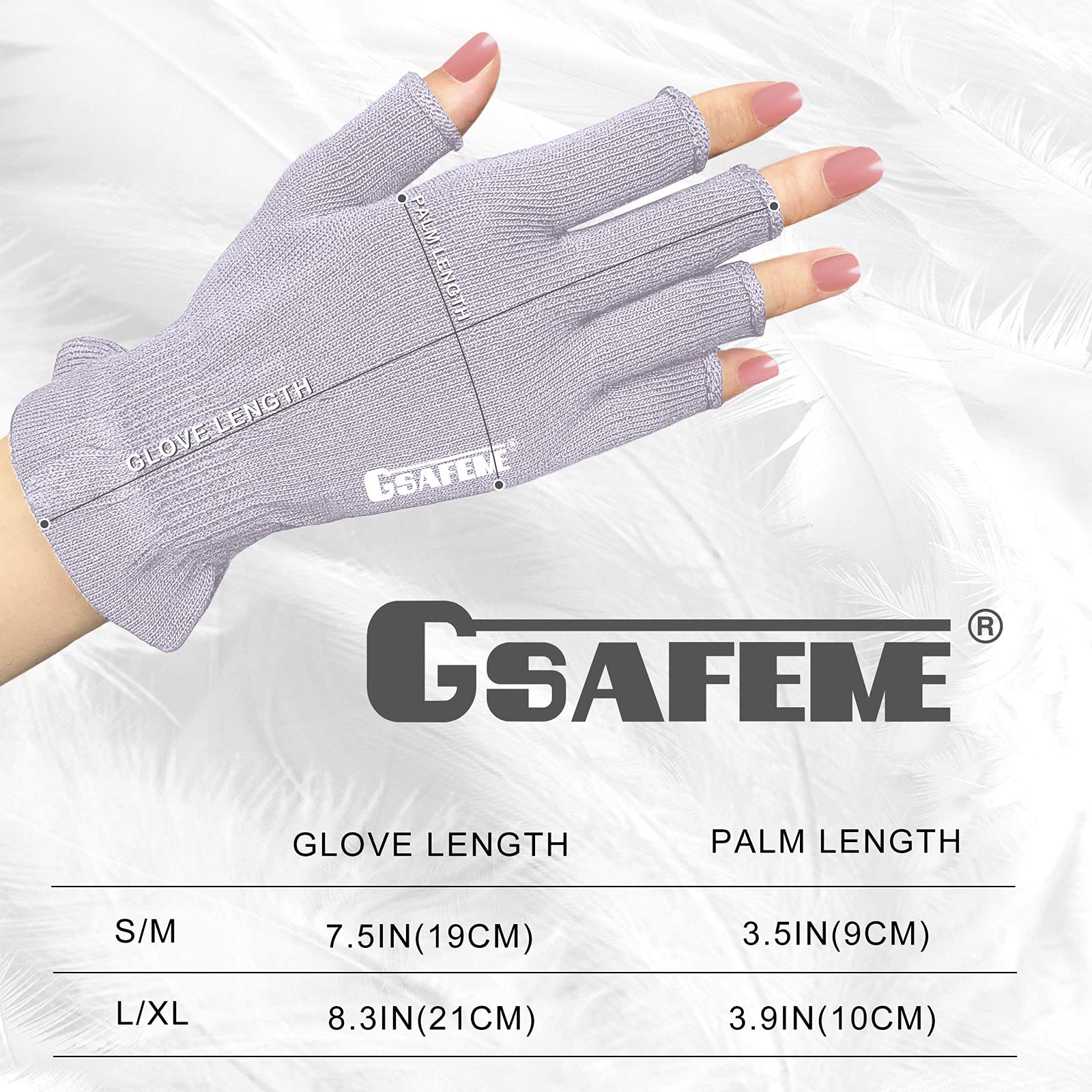 GSAFEME cotton gloves gentle on eczema-prone skin with soft touch