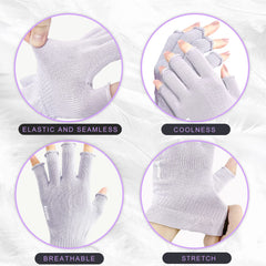 GSAFEME cotton gloves night-use with hydration lock for soft hands by morning