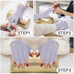Guantes de algodón GSAFEME ayudan a absorber crema durante la noche.