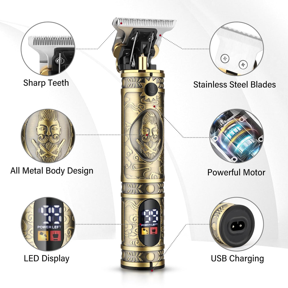 GSKY USB recharge cable for cordless trimming and quick top-ups.
