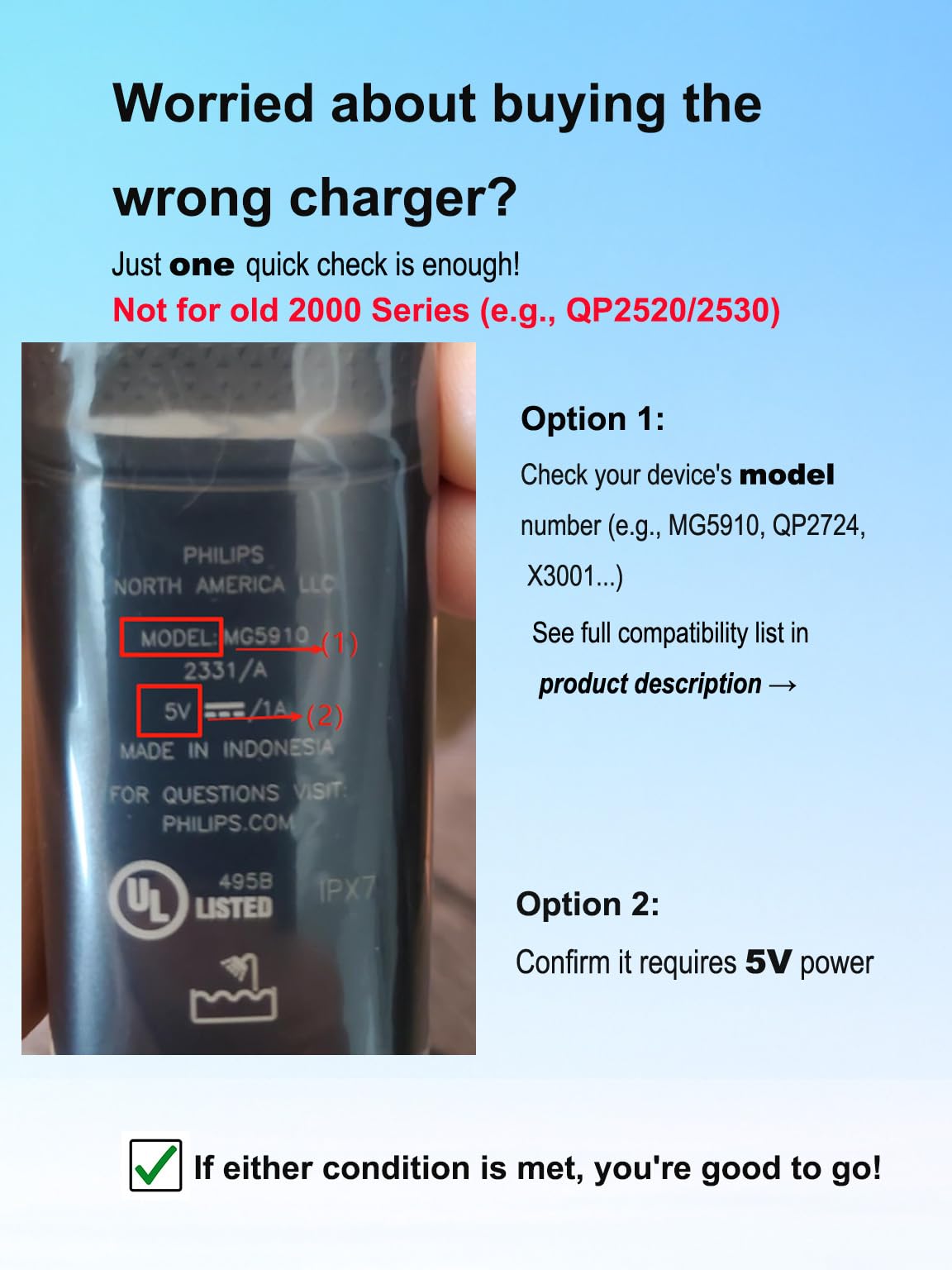 Gsojaru 5V UL charger side layout highlights slim footprint for easy packing
