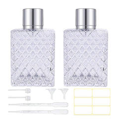 Gsteng 100ml glass perfume bottle with cap for spill-free storage