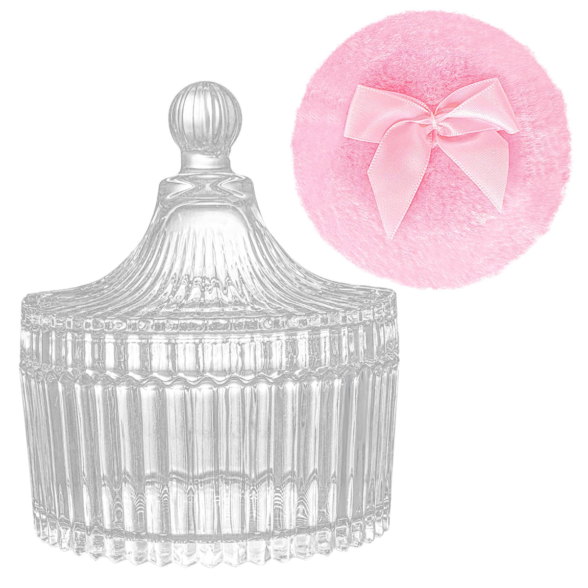 Gsteng large body powder puff in hand delivers smooth, even coverage.