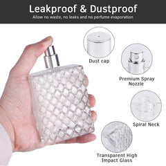 Gsteng leak-proof glass bottle keeps scents secure during trips