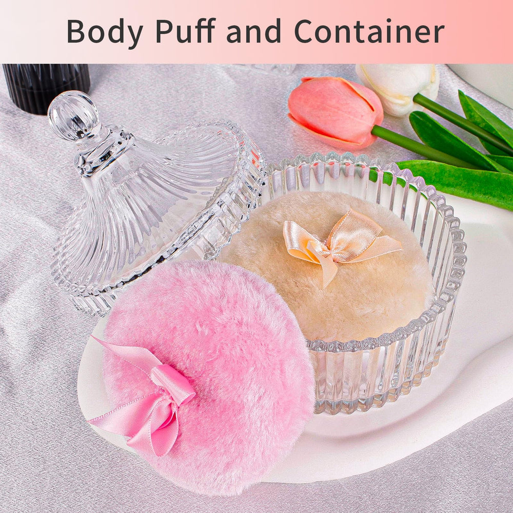 Gsteng soft velvet puff offers skin-friendly touch for comfortable, precise powdering.