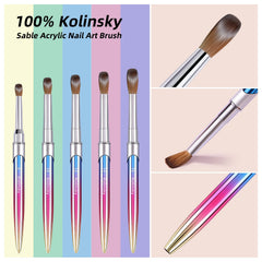 GSWOI handmade 3D nail art brush designed for detail work