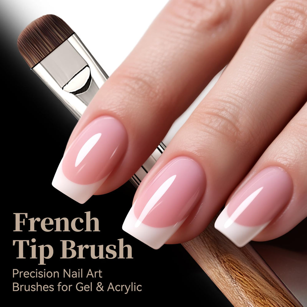 GSWOI salon-grade nail art dual brush for streak-free gel polish application