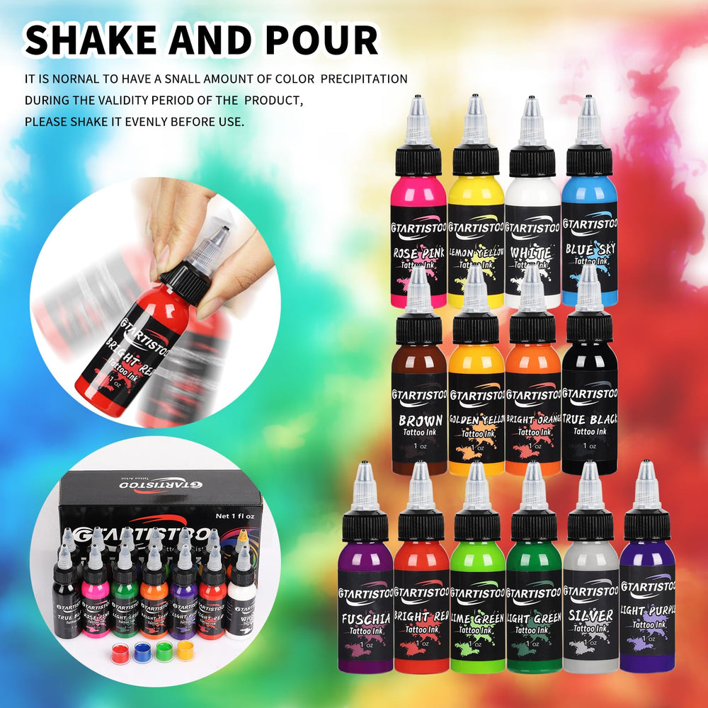 GTARTISTOO ink on skin demonstrates smooth flow and consistent color