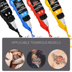 GTARTISTOO color swatches display vibrant pigments for crisp lines and shading