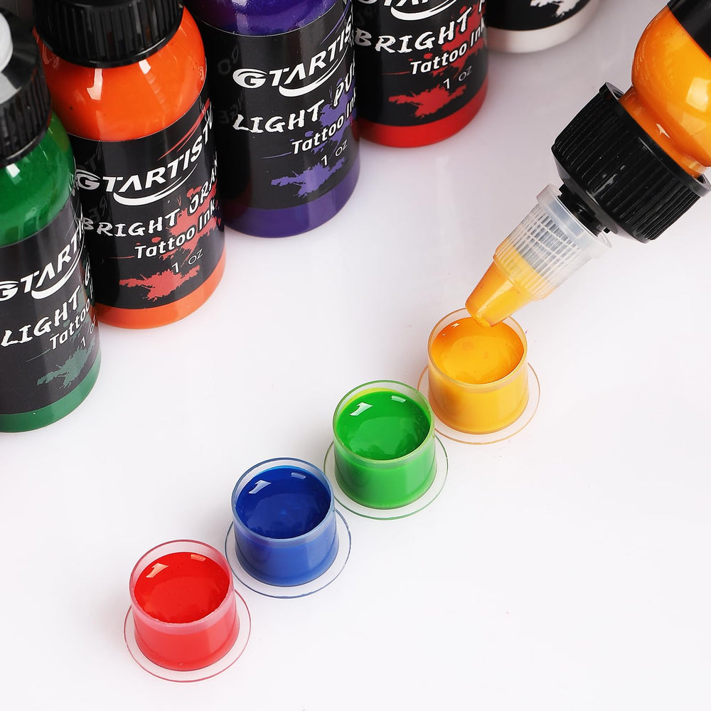 GTARTISTOO studio setup with 14-color ink set for versatile styles